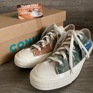 Converse Chuck Low 70 Ox Recycled Hawaiian Shirt Floral Shoes Sz 8.5 Women's NWB
